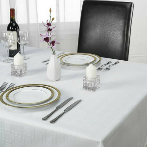 Quality tablecloth for fine dining and special occasions.