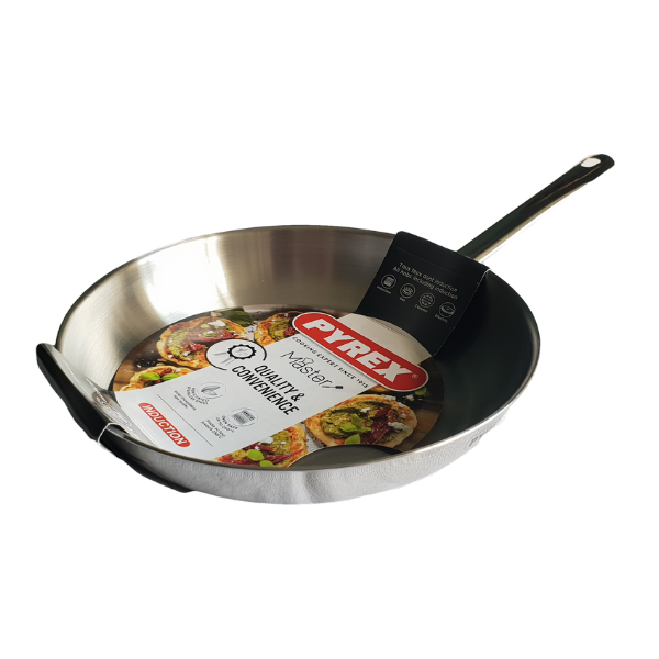 Stainless Steel Frying Pan Uncoated 30cm