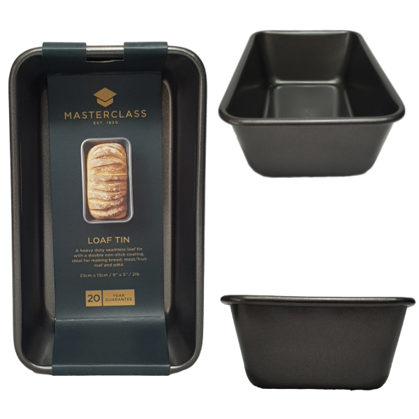 loaf tin or breadmaking puddings and pate dishes